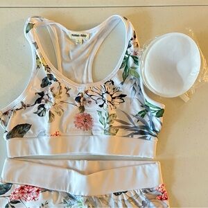 Two piece yoga/workout Leggins outfit